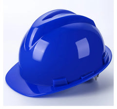 Worker Construction Site Protective Cap ABS Hard Hat V Shaped Adjustable Size Rotary Knob Safety Helmet