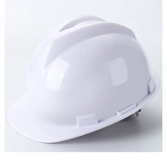 Worker Construction Site Protective Cap ABS Hard Hat V Shaped Adjustable Size Rotary Knob Safety Helmet
