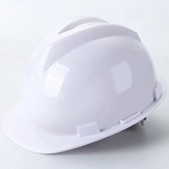 Worker Construction Site Protective Cap ABS Hard Hat V Shaped Adjustable Size Rotary Knob Safety Helmet
